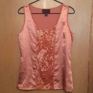 NWOT Dana Buchman Sequined Tank Top Size S